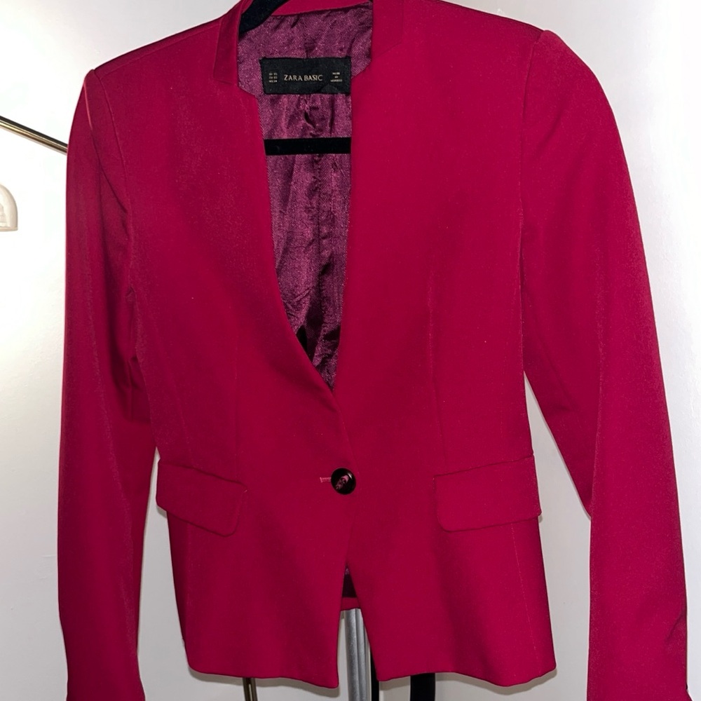 Zara Suit Jacket (Pink)